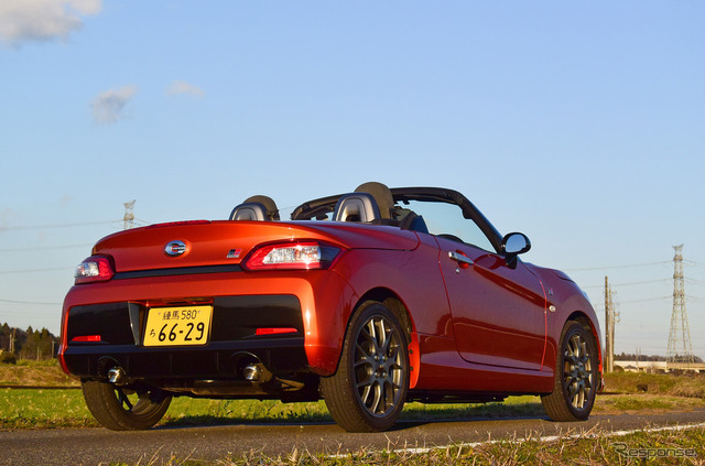 コペン GR SPORTのリアビュー(オープン)