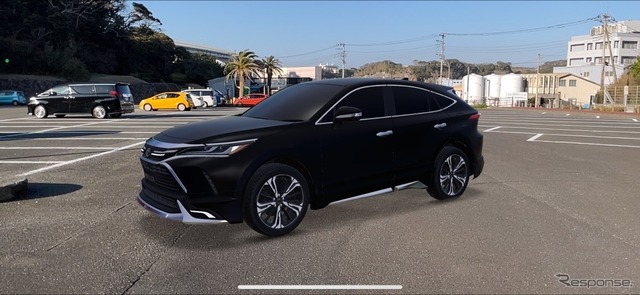 ボディーカラーの黒を選択すると、HARRIER GRAN BLAZE STYLE のハリアーが登場する