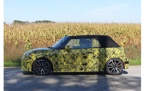 MINI コンバーチブル JCW 次期型プロトタイプ（スクープ写真）