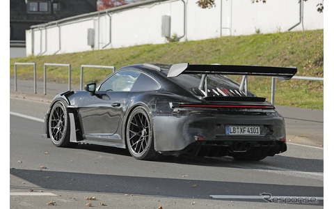 ポルシェ 911 GT3 RS 改良新型のプロトタイプ
