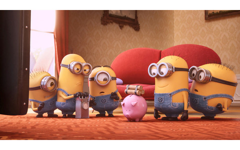 『ペット』同時上映『ミニオンズ：アルバイト大作戦』　(C)Universal Studios.