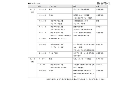日程・プログラム詳細